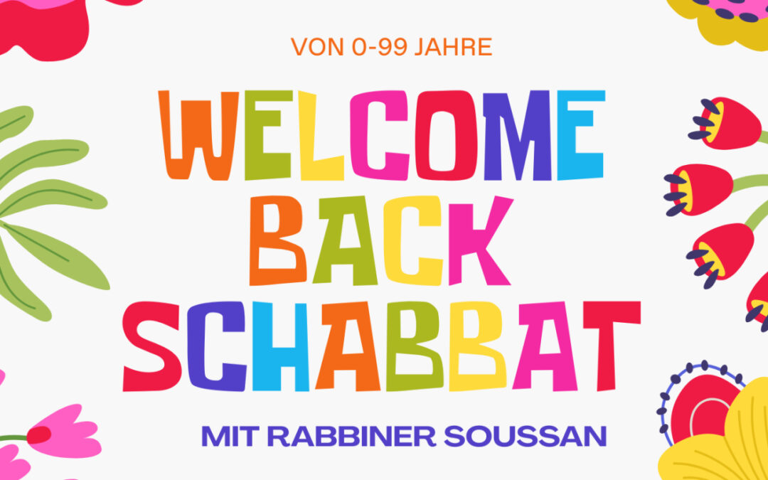 „Welcome Back“-Schabbat mit Rabbiner Soussan